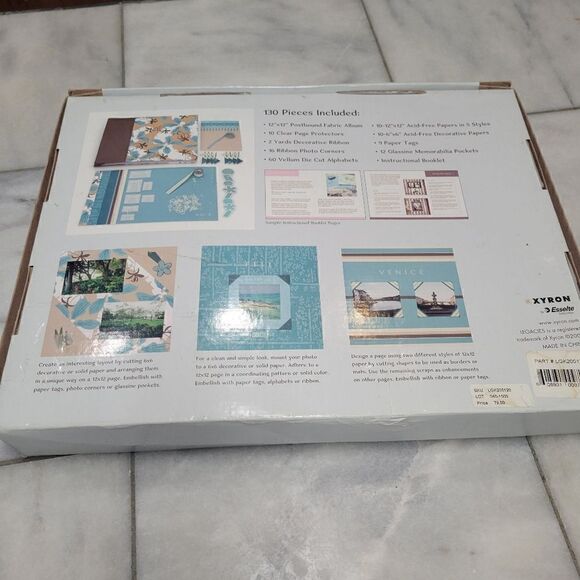Leeza Gibbons Legacies Complete Scrapbook Kit Of 130 Pages Whimsical Teal - Picture 5 of 13